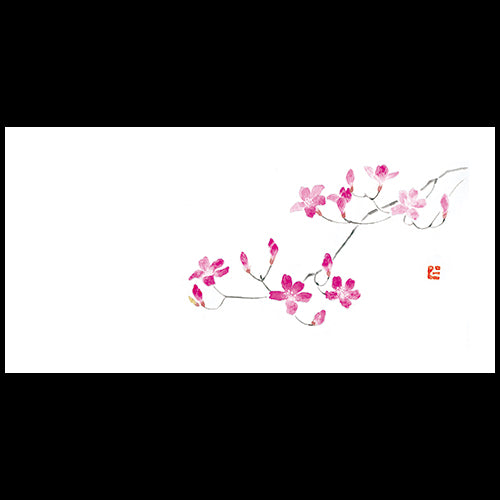 201-30045 上質紙お手元マット 山つつじ (4~6月)