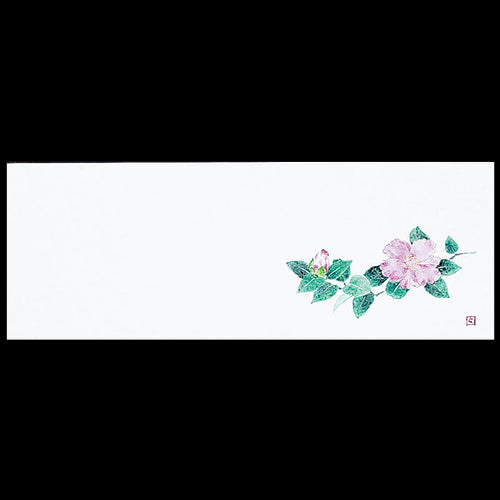 192-20086 箸置雲竜和紙マット 新さざんか(10~2月)