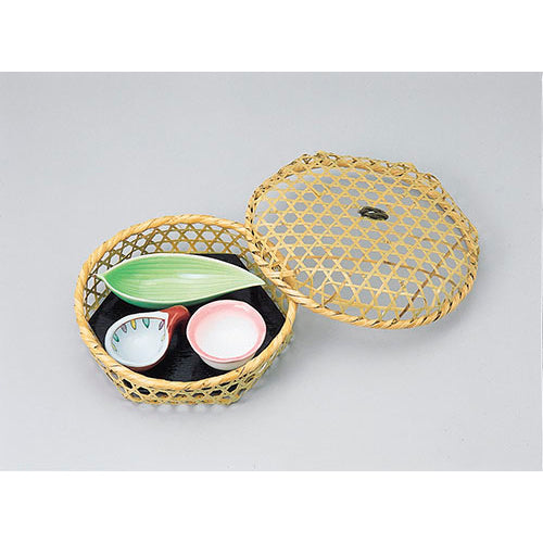 610-28006-02 笹葉長小皿 ひわ