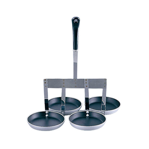 113-20064 フッ素加工4連式カキ揚レードル