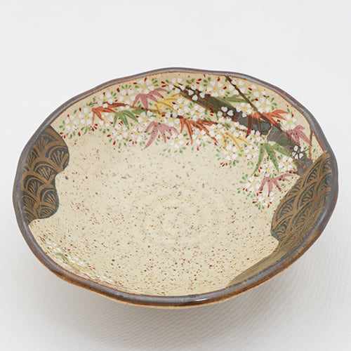 707-10013 土物風竹桜丸向付