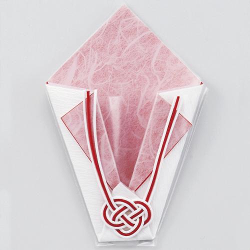 124-10034 慶祝抗菌のし飾り 紅白<50枚入>