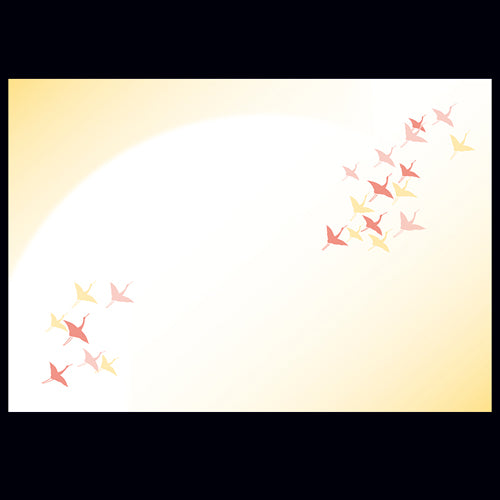 201-10260 38cm上質紙マット こがね鶴