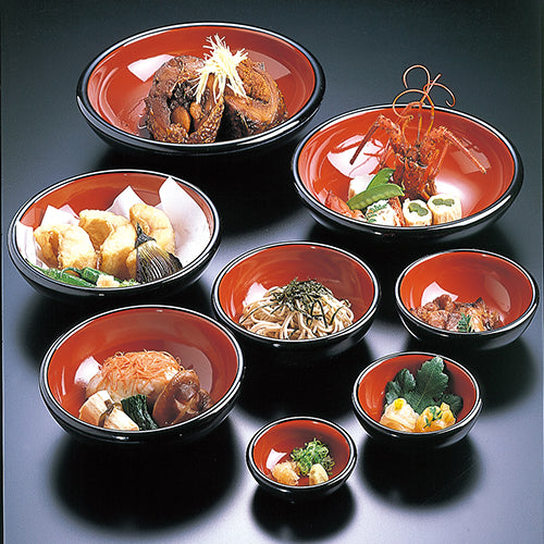 重ね鉢・朱