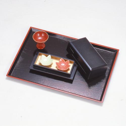 峰定盆 黒天朱 耐熱