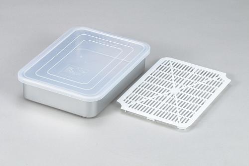 アカオアルミPP蓋付バット