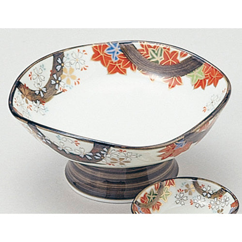 707-10009 染錦春秋高台向付