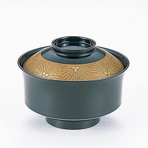 350-22152 万寿椀 総黒帯松