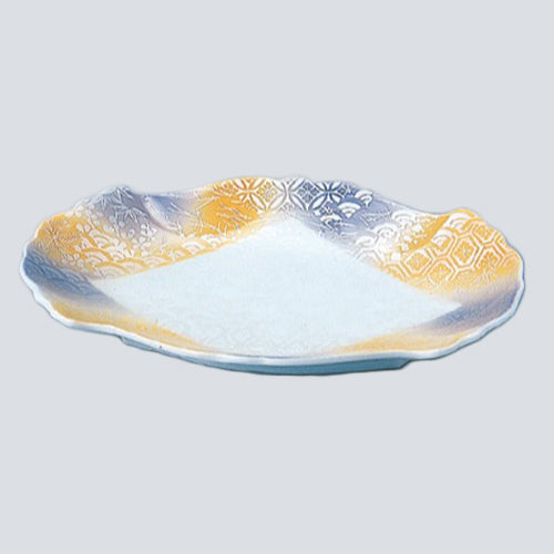 707-10154 銀彩松竹梅焼皿