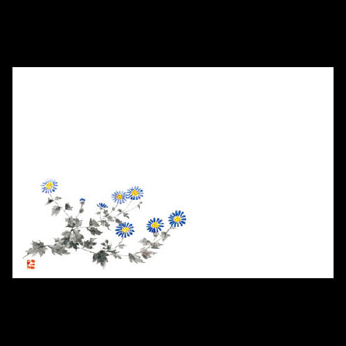 201-10227 38cm上質紙マット 野菊 (9・10月)