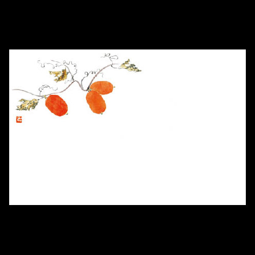 201-10201 38cm上質紙マット からすうり (7~9月)