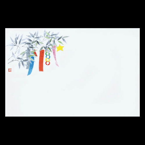 201-10185 38cm上質紙マット 七夕 (7月)