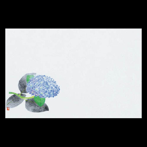 201-10159 38cm上質紙マット あじさい (5・6月)