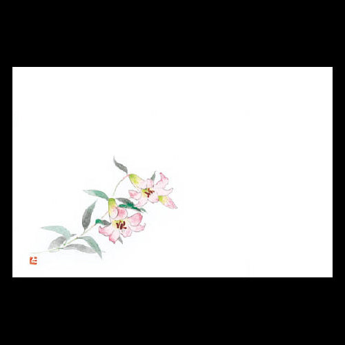 201-10158 38cm上質紙マット 笹ゆり (5、6月)