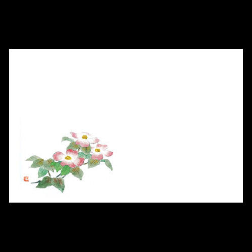 201-10155 38cm上質紙マット 花水木 (5月)