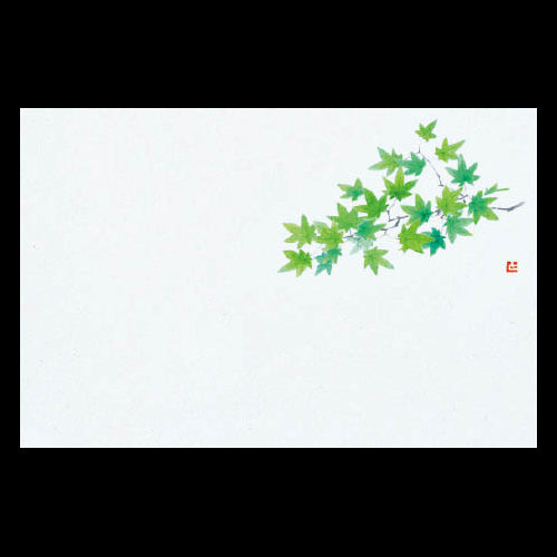 201-10145 38cm上質紙マット もみじ(若) (4、5月)