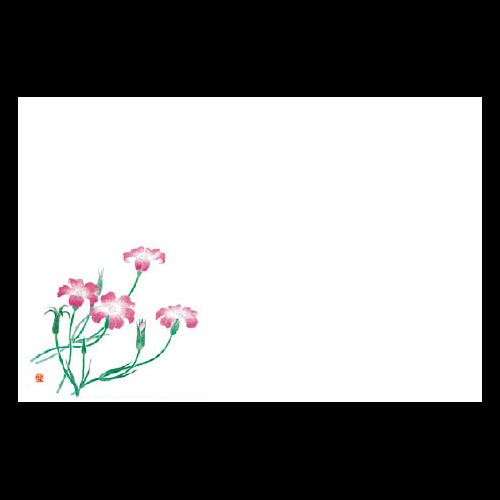 201-10141 38cm上質紙マット 麦仙翁 (4・5月)