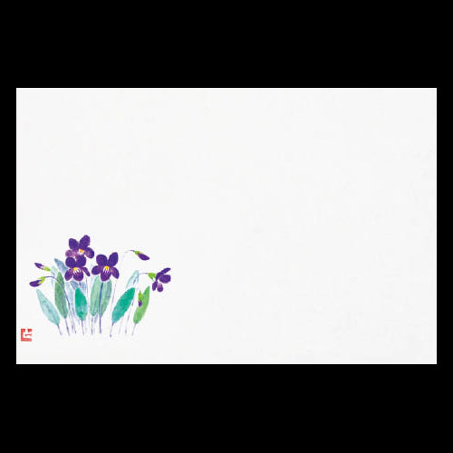 201-10135 38cm上質紙マット すみれ (3~6月)