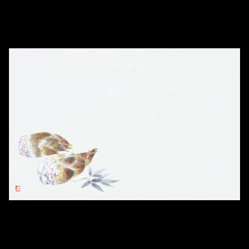 201-10131 38cm上質紙マット 筍 (3・4月)