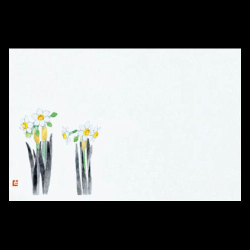 201-10130 38cm上質紙マット 水仙 (3・4月)