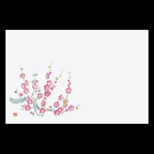 201-10117 38cm上質紙マット 梅 (2~4月)