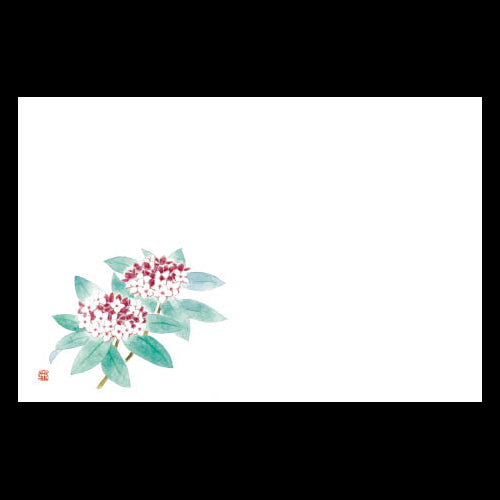 201-10121 38cm上質紙マット 沈丁花 (3月)