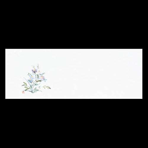 192-20142 箸置雲竜和紙マット 野菊 (10・11月)