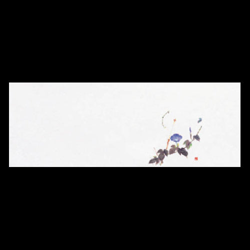 192-20060 箸置雲竜和紙マット 朝顔 (7・8月)