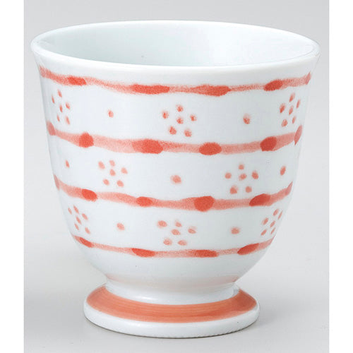 719-10049-02 回り小花ミニコップ 赤