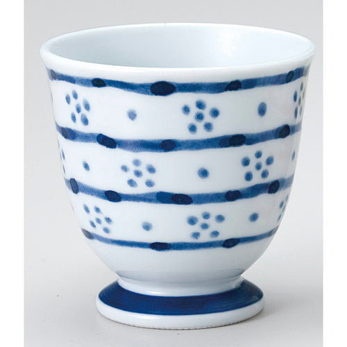 719-10049-01 回り小花ミニコップ 青