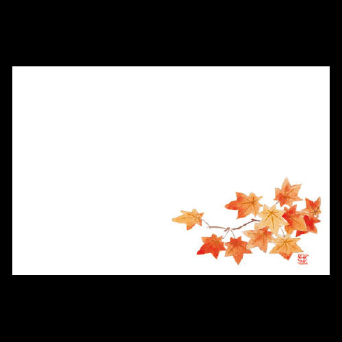 192-10096 尺3雲竜和紙マット 新紅葉 (9・10月)