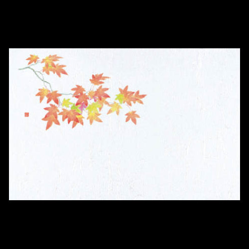 192-10095 尺3雲竜和紙マット 紅葉 (9・10月)