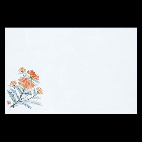 192-10133 尺3雲竜和紙マット 紅花 (8月)