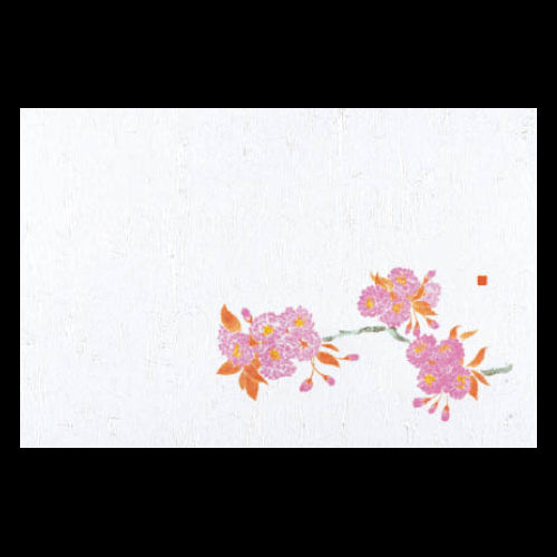 192-10035 尺3雲竜和紙マット 満開桜 (3・4月)