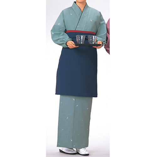 茶羽織/スカートタイプ 鮫瓢箪・青磁(TY-6010)