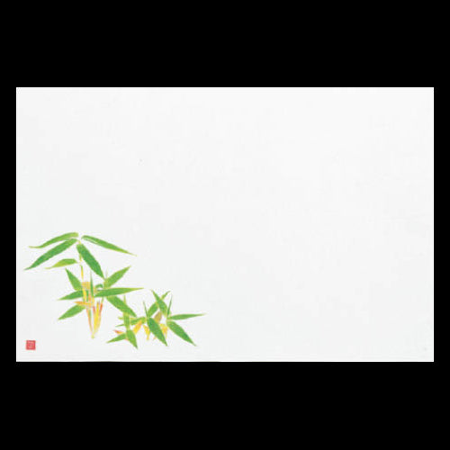 192-10023 尺3雲竜和紙マット 笹 (オールシーズン)