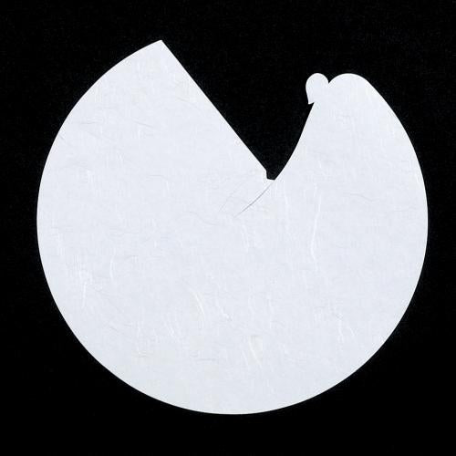 100-10014 料理ぼうし 白ムジ