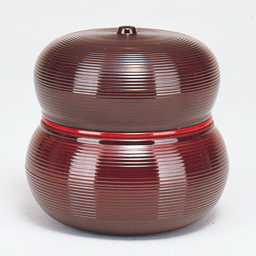 360-19131 千筋瓢箪飯器 タメ内朱