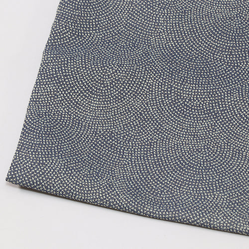 189-10091-03G 座布団カバー 鮫小紋 紺<処分品>