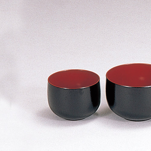 布袋ボール 黒ハケ目内朱