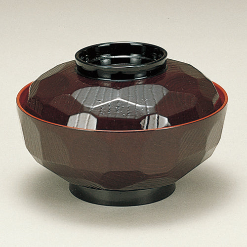 5寸亀甲丼 タメ内朱