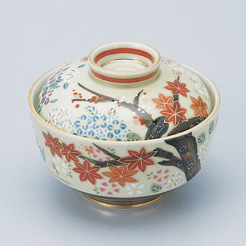 707-10343 四季の花毛料蓋物