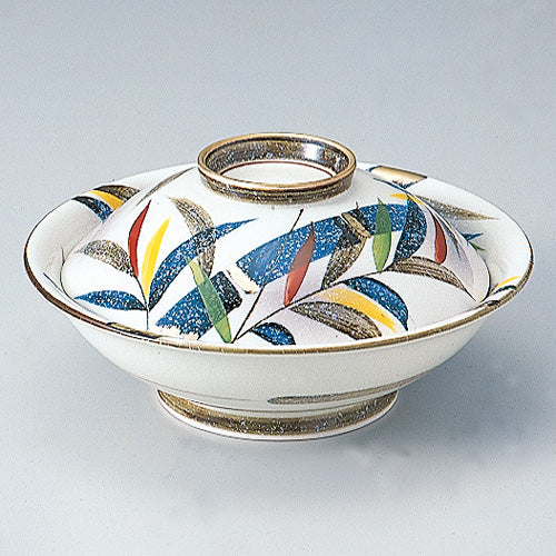 707-10374 白吹きカヤ書き平蓋物