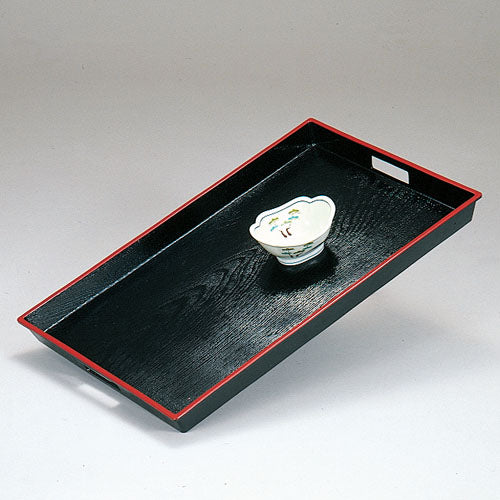 脇取盆 黒天朱 ノンスリップ