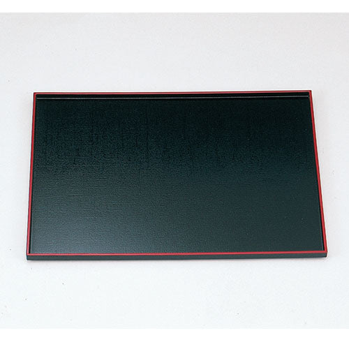 340-25211 尺3寸長角盆 黒天朱