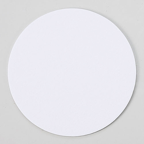 146-10002 コースター 白無地(丸)<100枚入>