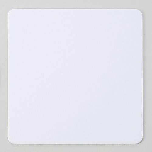 146-10003 コースター 白無地(角)<100枚入>