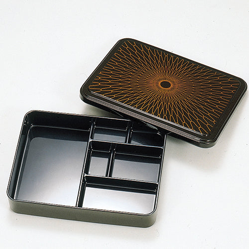 320-38141 9寸角長弁当 金アミメ