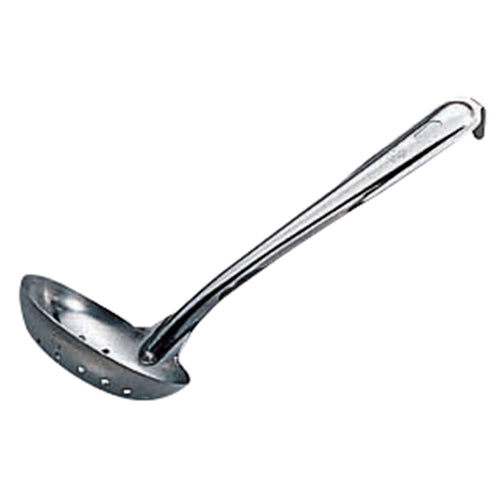 18-0 共柄カギ付汁杓子穴明