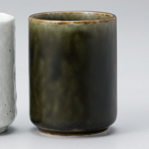 526-023700430 厚口長湯呑 ②織部